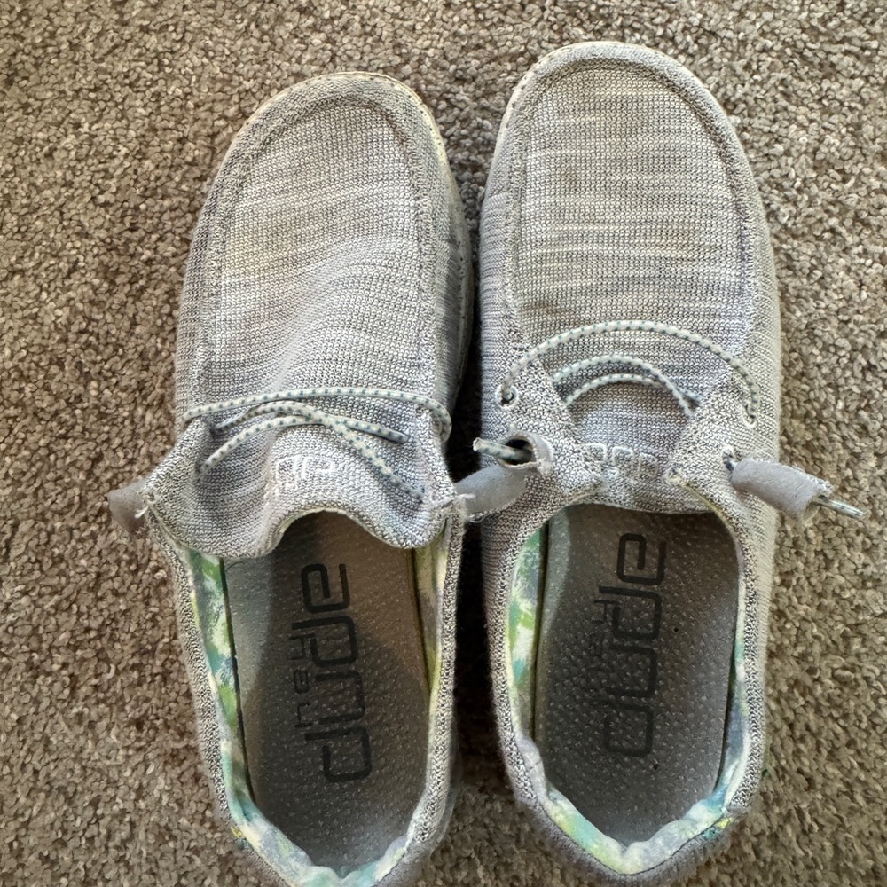 Gray Hey Dude Shoes